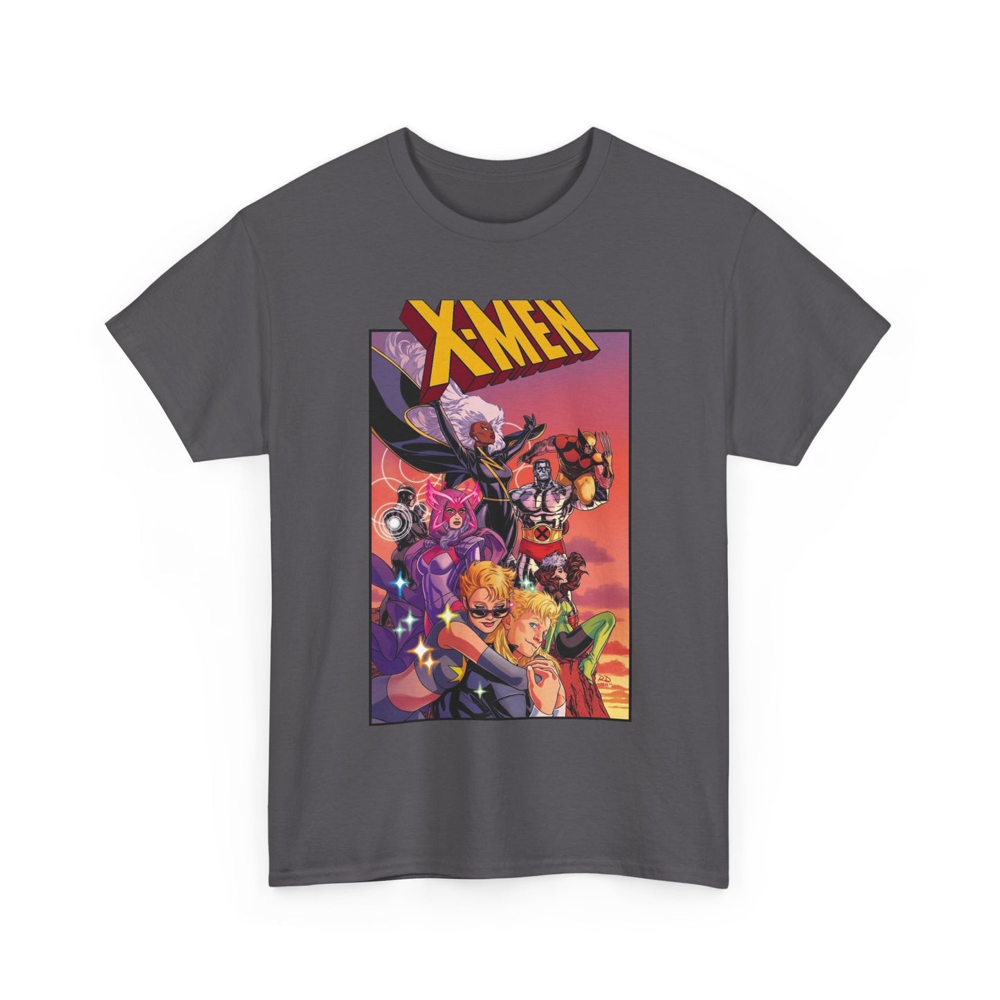 X-Men Outback T-Shirt - Russell Dauterman Art - Storm, Wolverine, Psylocke, Longshot, Havok, Rogue, Colossus, Dazzler - Marvel Comics