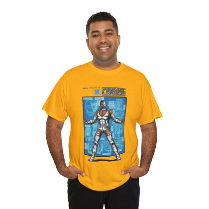 Cyborg T-Shirt - George Perez Art - New Teen Titans Pin-Up Poster - Victor Stone - DC Comics