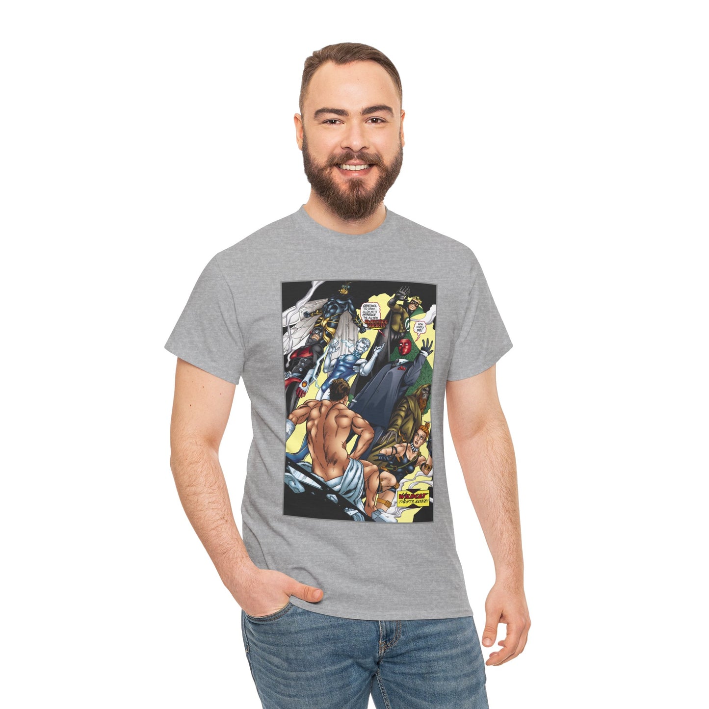 Wildcat/Injustice Society T-Shirt