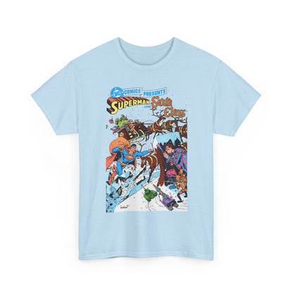 Superman & Santa Claus T-Shirt - José Luis García-López Art - DC Comics Presents #67 - Vs. Toyman