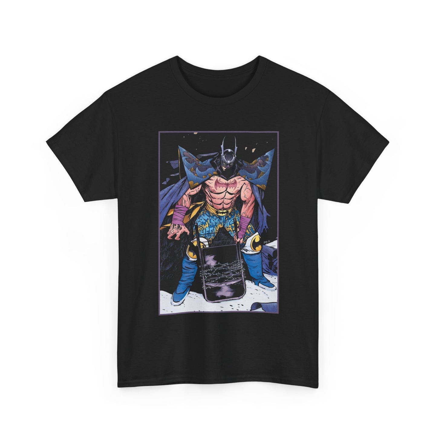 Batman T-Shirt - Daniel Warren Johnson Art - Luchador-Style Mask - DC K.O. #4 Cover Art - DC Comics