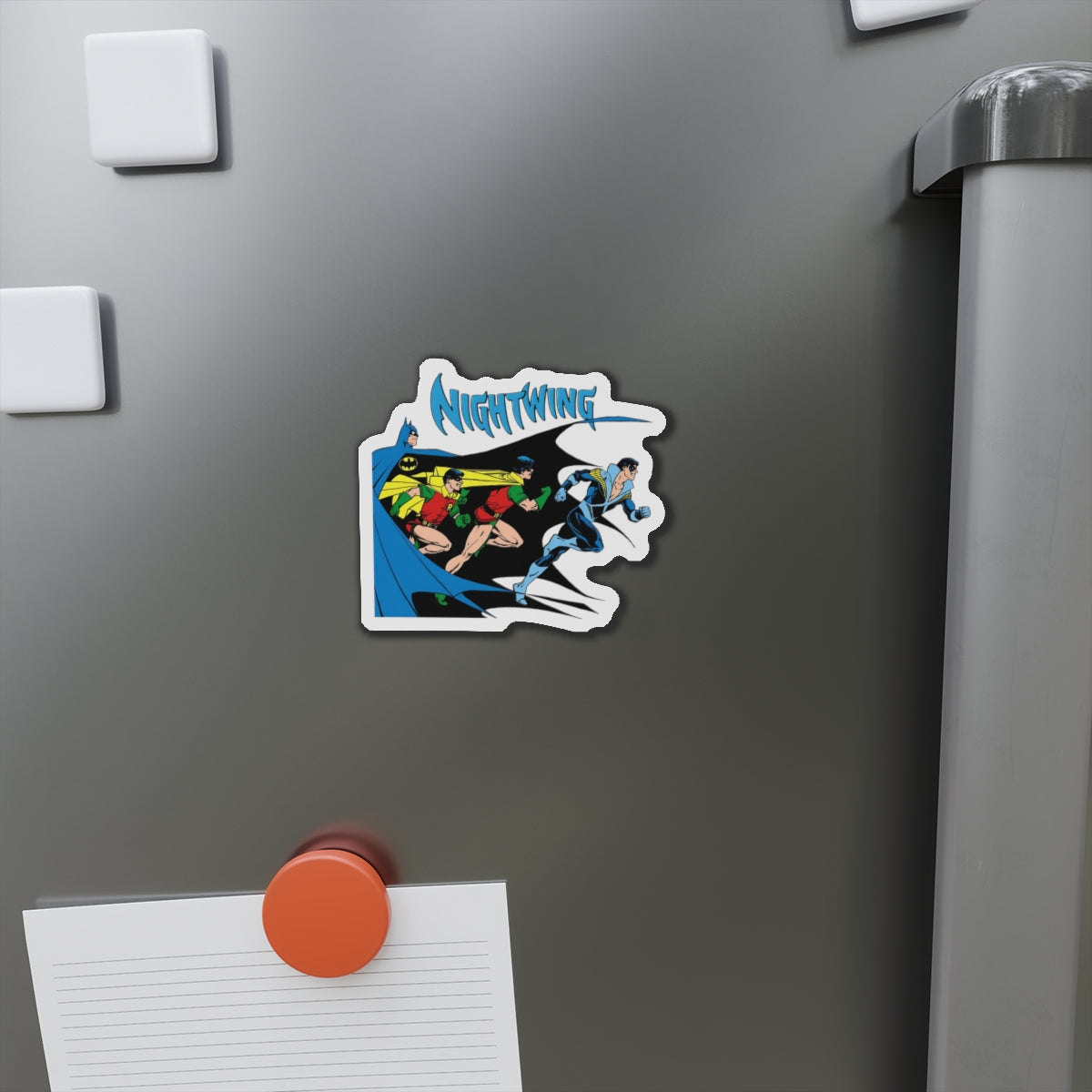 Nightwing Die-Cut Magnet - George Perez Art - From Robin to Nightwing - Batman, Dick Grayson - DC Comics - 3", 4", 5", 6"
