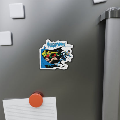 Nightwing Die-Cut Magnet - George Perez Art - From Robin to Nightwing - Batman, Dick Grayson - DC Comics - 3", 4", 5", 6"