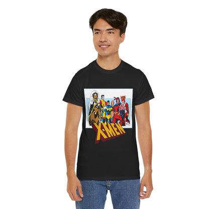 X-Men T-Shirt - Arthur Adams Art - Cyclops, Nightcrawler, Storm, Wolverine, Thunderbird, Sunfire, Banshee - Marvel Comics