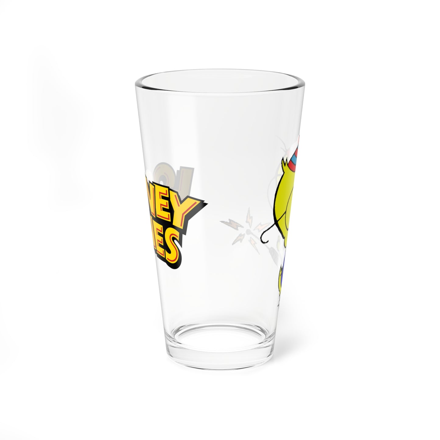 Egghead Jr Pint Glass, 16oz - Looney Tunes Character - Foghorn Leghorn Sidekick - WB Cartoon Art