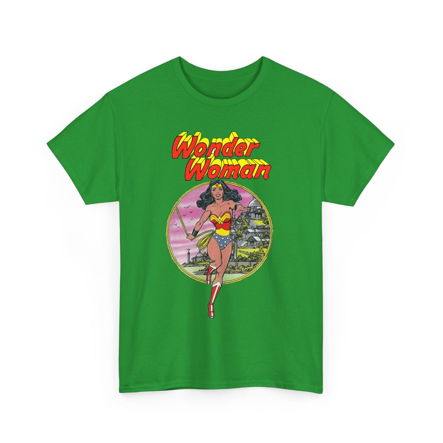 Wonder Woman T-Shirt - George Perez Art - Justice League 1980s Postcard Set - JLA Member - Diana from Themyscira - DC Comics