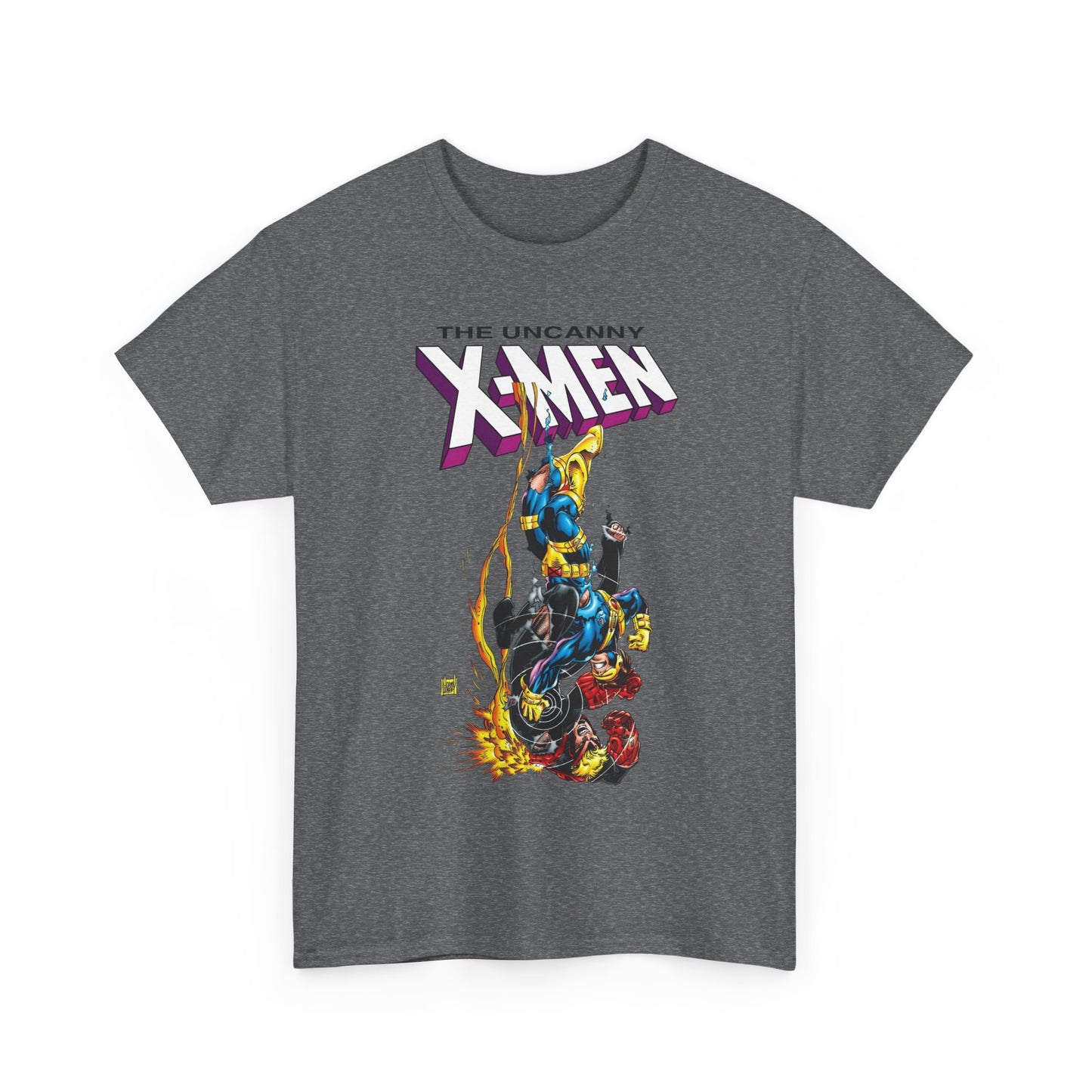 Cyclops Vs Havok T-Shirt - Adam Kubert Art - Uncanny X-Men - Marvel Comics