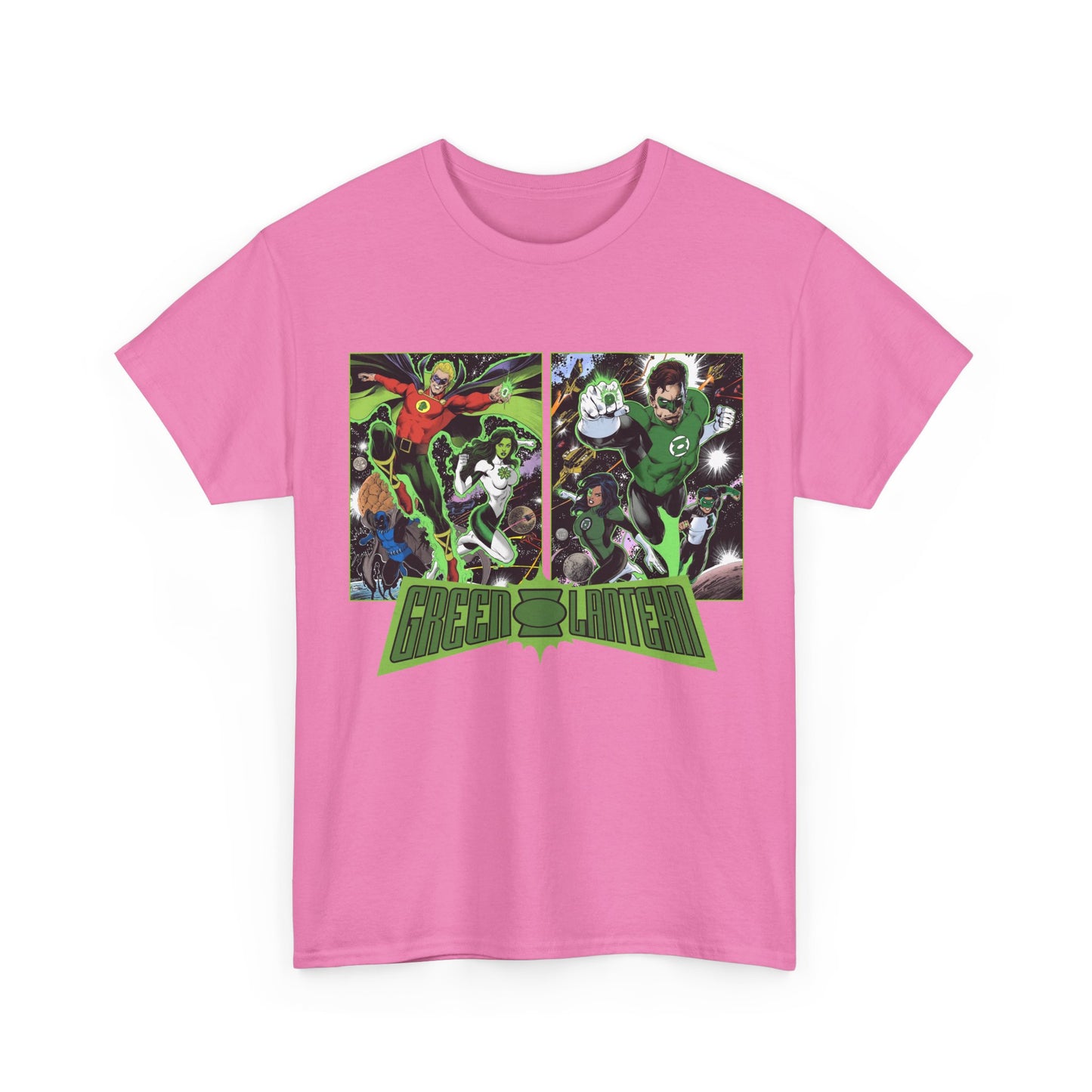 Green Lantern T-Shirt - Alan Scott, Jade, Obsidian, Hal Jordan, Jessica Cruz, Kyle Rayner - The Corps - DC Comics