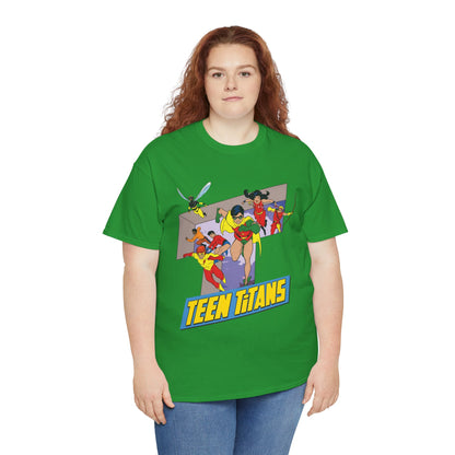 Teen Titans T-Shirt - Robin, Wonder Girl, Kid Flash, Speedy, Bumblebee, Mal, Aqualad - DC Comics