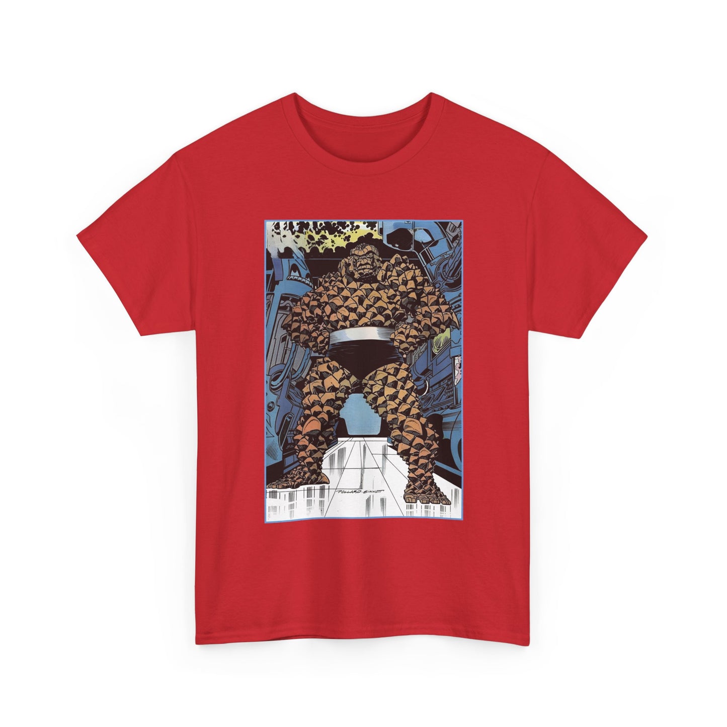 The Thing T-Shirt - Keith Pollard Art - Fantastic Four Pin-Up - Marvel Comics