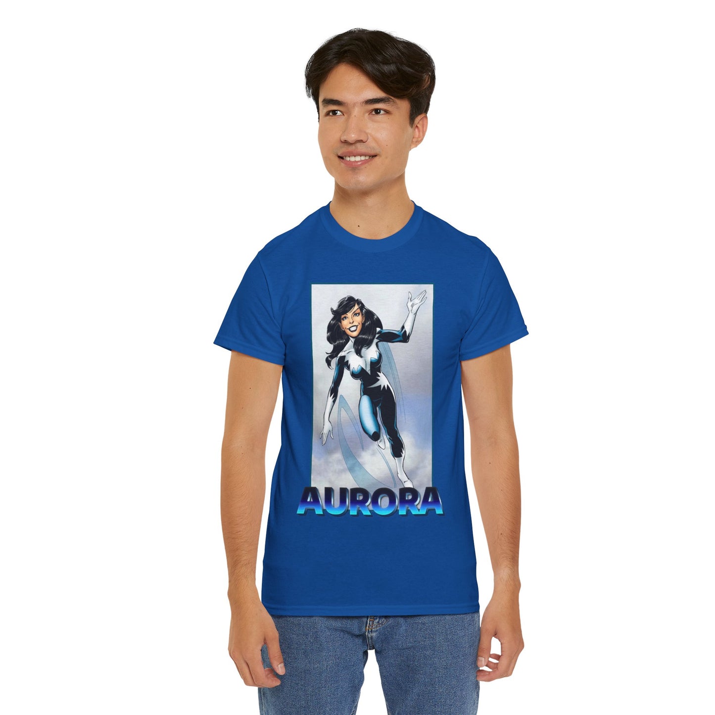 Aurora T-Shirt - John Byrne Art - Alpha Flight Member - Marvel Comics