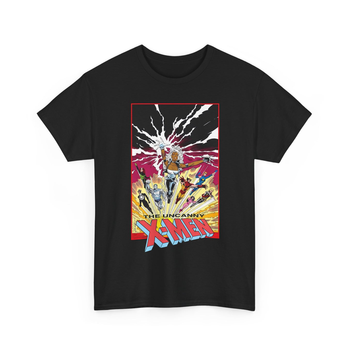 Uncanny X-Men T-Shirt - Marc Silvestri Art - Outback Era - Storm, Wolverine, Dazzler, Longshot, Psylocke, Rogue, Havok - Marvel Comics