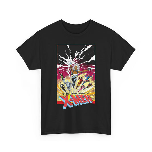 Uncanny X-Men T-Shirt - Marc Silvestri Art - Outback Era - Storm, Wolverine, Dazzler, Longshot, Psylocke, Rogue, Havok - Marvel Comics