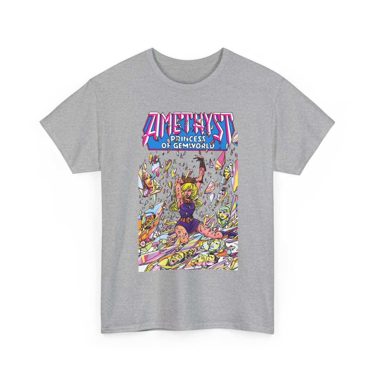 Amethyst Princess of Gemworld T-Shirt - George Perez Art - Lord Topaz, Dark Opal, Granch, Citrina - DC Comics