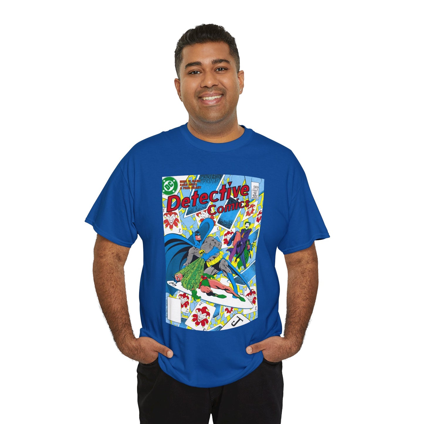 Detective Comics #569 T-Shirt - Alan Davis Art - Batman, Robin, Joker, Catwoman - DC Comics