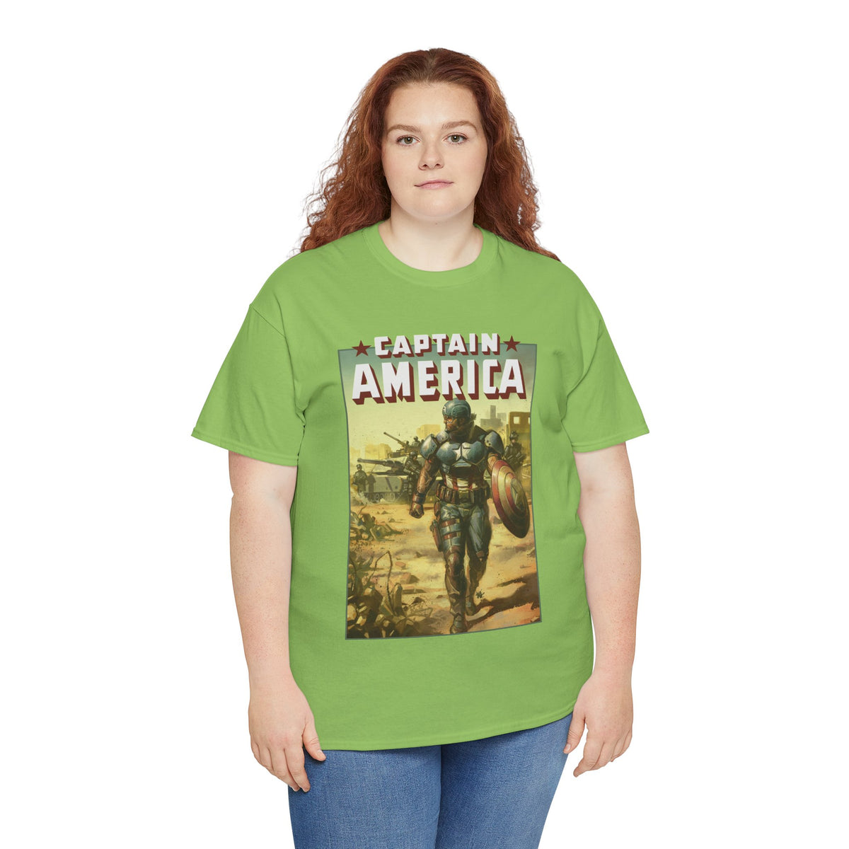 Captain America T-Shirt - Ben Harvey Art - Marvel Comics