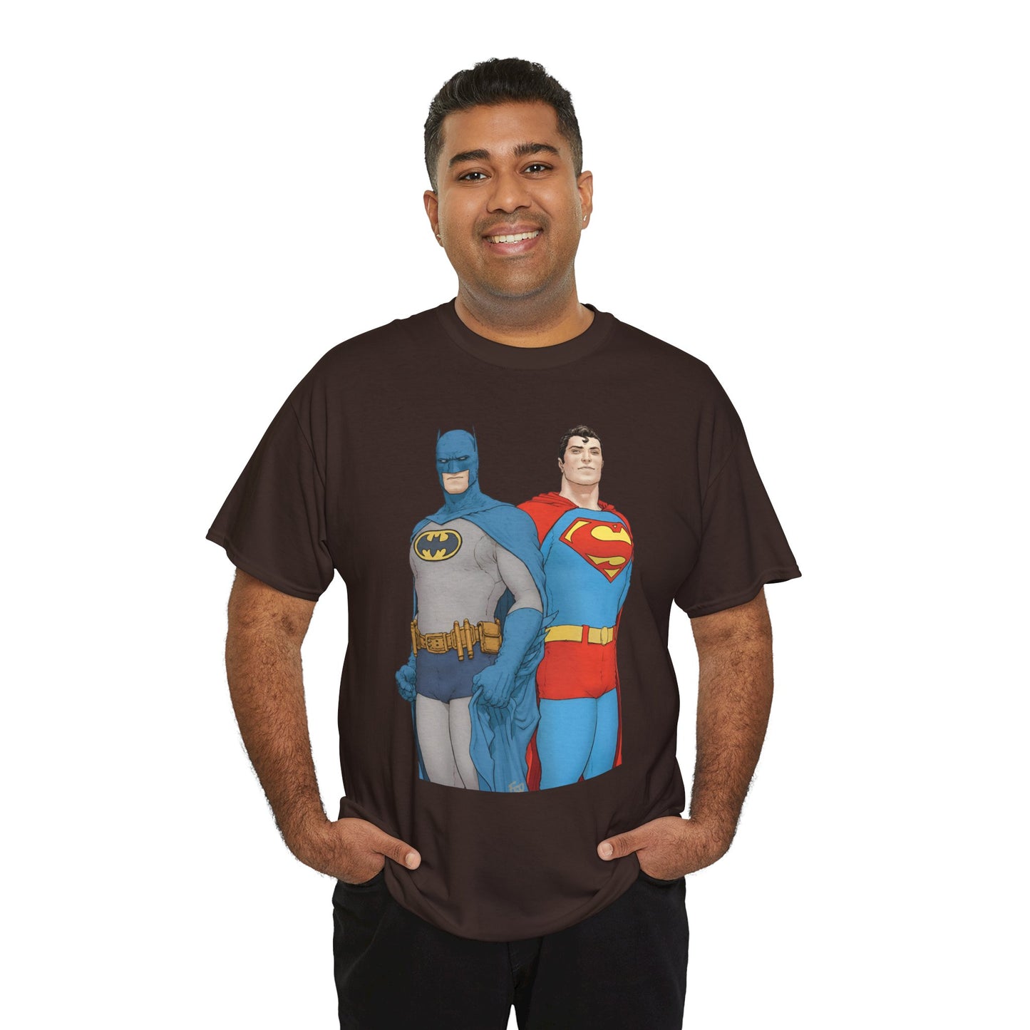 Batman & Superman T-Shirt - Frank Quitely Art - World's Finest Variant Cover Art - DC Comics