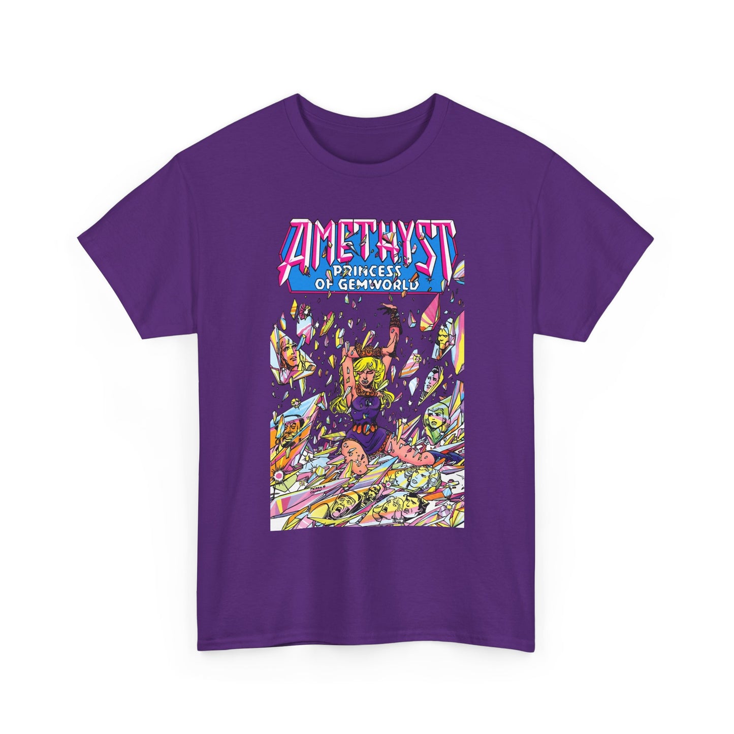 Amethyst Princess of Gemworld T-Shirt - George Perez Art - Lord Topaz, Dark Opal, Granch, Citrina - DC Comics
