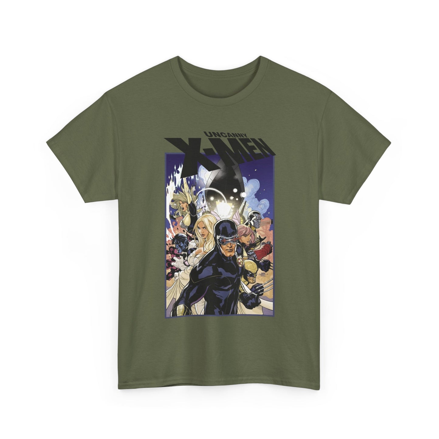 Uncanny X-Men T-Shirt - Terry Dodson Art - Cyclops, Emma Frost, Wolverine, Nightcrawler, Colossus - Marvel Comics