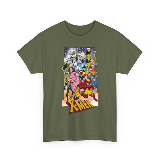 Uncanny X-Men T-Shirt - Alan Davis Art - Wolverine, Storm, Dazzler, Psylocke, Rogue, Colossus, Havok - Marvel Comics