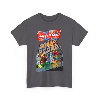 Justice League of America T-Shirt - George Perez Art - Wonder Woman, Hourman, Batman, Firestorm - SSOSV - DC Comics