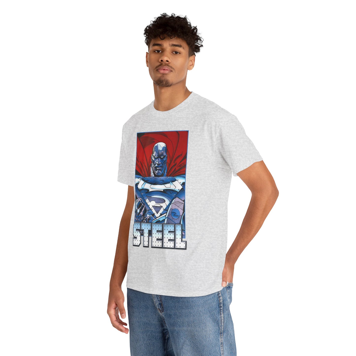 Steel T-Shirt - Superman Family - Reign of the Supermen - John Henry Irons - Steelworks - DC Comics