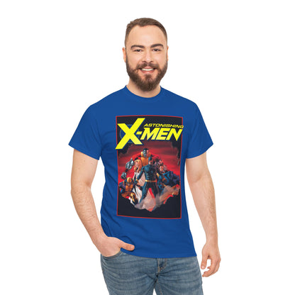 Astonishing X-Men T-Shirt - John Cassady Art - Cyclops, Beast, Wolverine, Colossus, Emma Frost - Marvel Comics