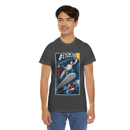 Silver Surfer T-Shirt - With Adam Warlock & Captain Marvel - Norrin Radd - Former Herald of Galactus - Fantastic Four Ally - Marvel Comics