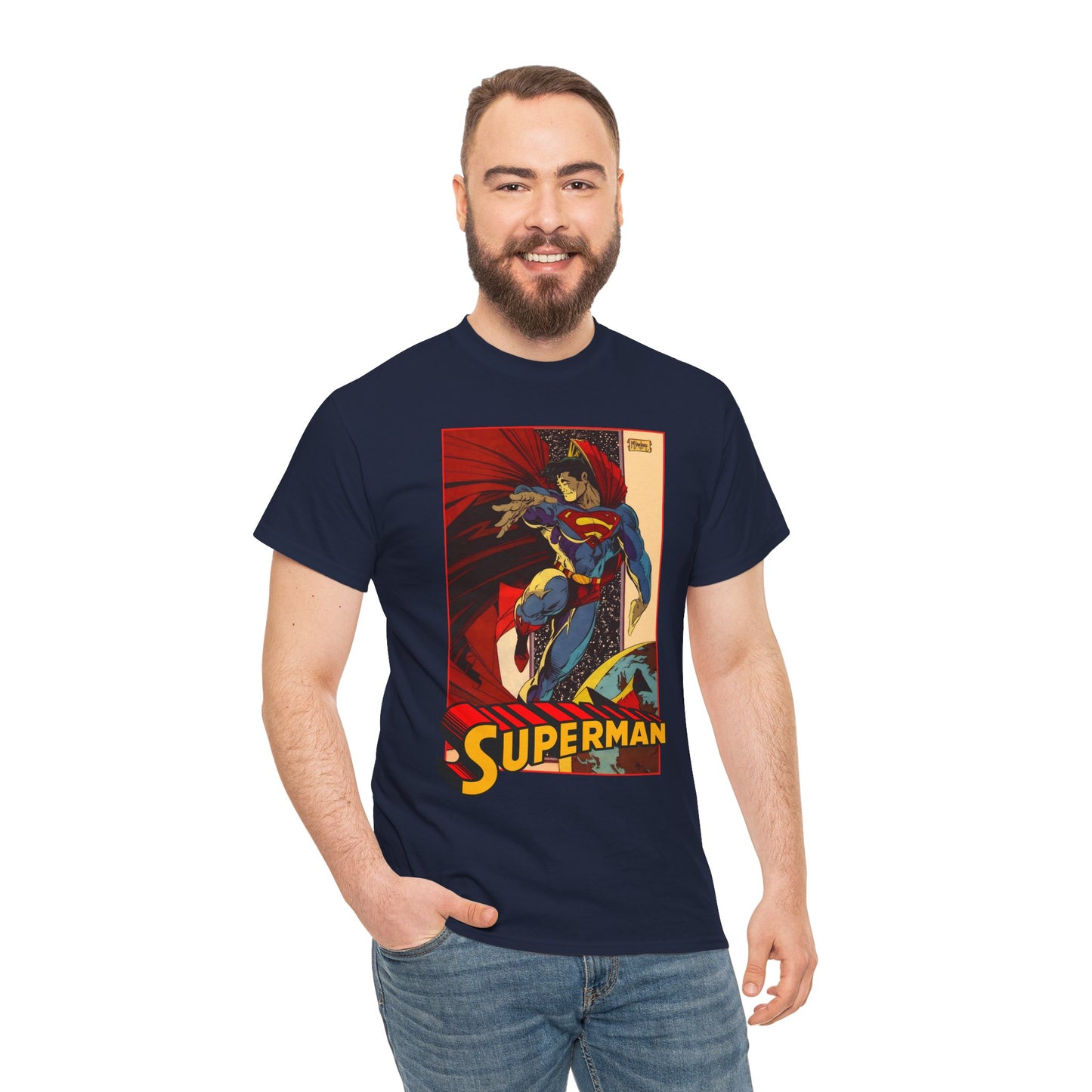 Superman T-Shirt - Todd McFarlane Art - Man of Steel, Metropolis - DC Comics