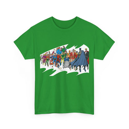 Batman T-Shirt - Neal Adams Art - Plastic Man, Sargon, Robin, Doom Patrol, Superboy, Legion of Super-Heroes - 100-Page Giant Cover Art - DC Comics