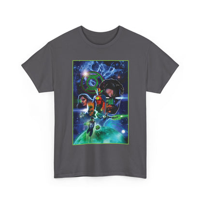 Green Lantern T-Shirt - Liam Sharp Art - Alan Scott, Hal Jordan, Kyle Rayner - DC Comics