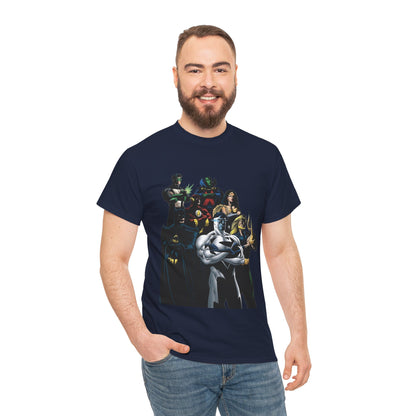 JLA T-Shirt - Howard Porter Art - Superman, Batman, Wonder Woman, Flash - DC Comics