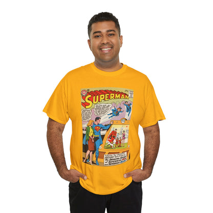 Superman #162 T-Shirt - Superman Blue & Red - Classic Silver Age Imaginary Story - DC Comics