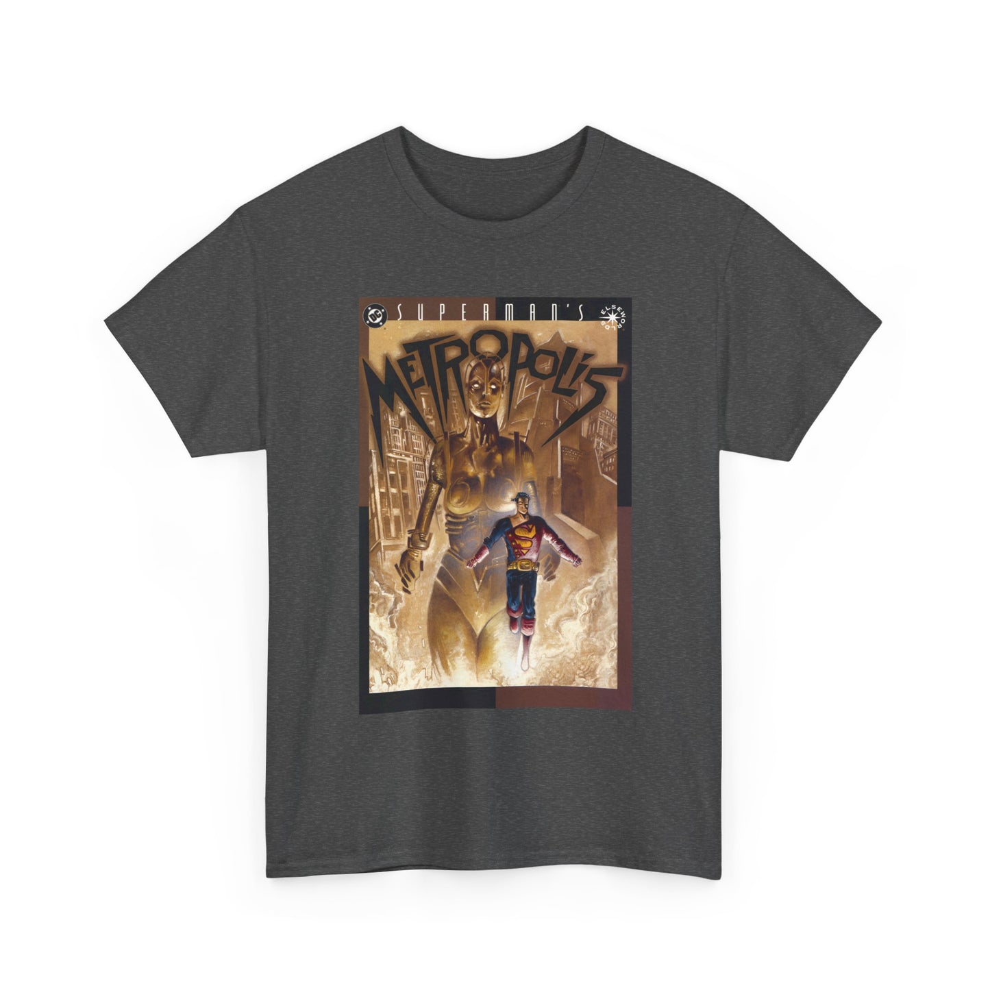 Superman's Metropolis T-Shirt - Ted McKeever Art - Elseworlds Art Based on Fritz Lang's Movie - DC Comics
