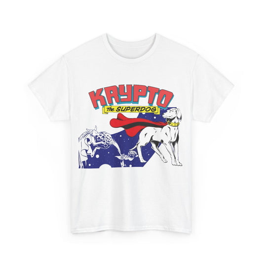 Krypto T-Shirt - James Gunn Superman Movie 2025 - Superman's Beloved Pet -Super Dog from Krypton - Stays at the Fortress of Solitude - DC Comics