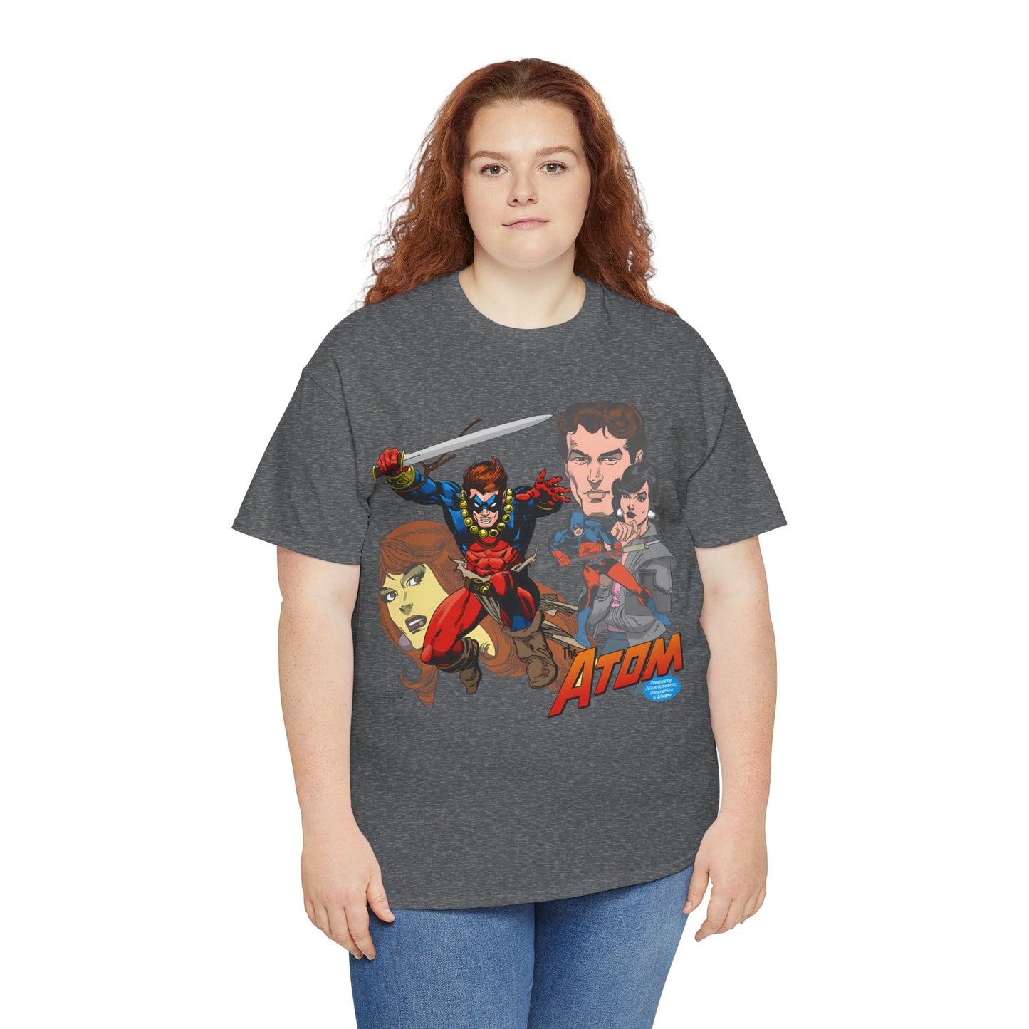 Atom T-Shirt - Gil Kane Art - Who's Who Image - Ray Palmer, JLA Member - Silver Age Hero - DC Comics