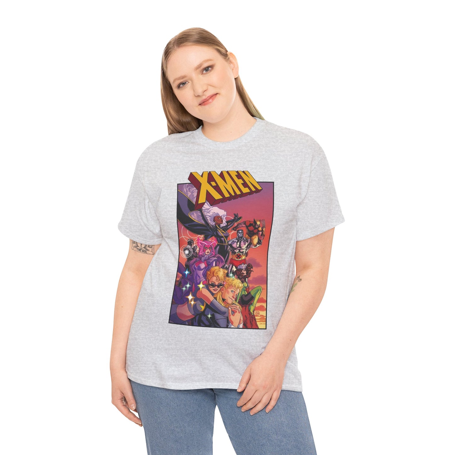 X-Men Outback T-Shirt - Russell Dauterman Art - Storm, Wolverine, Psylocke, Longshot, Havok, Rogue, Colossus, Dazzler - Marvel Comics