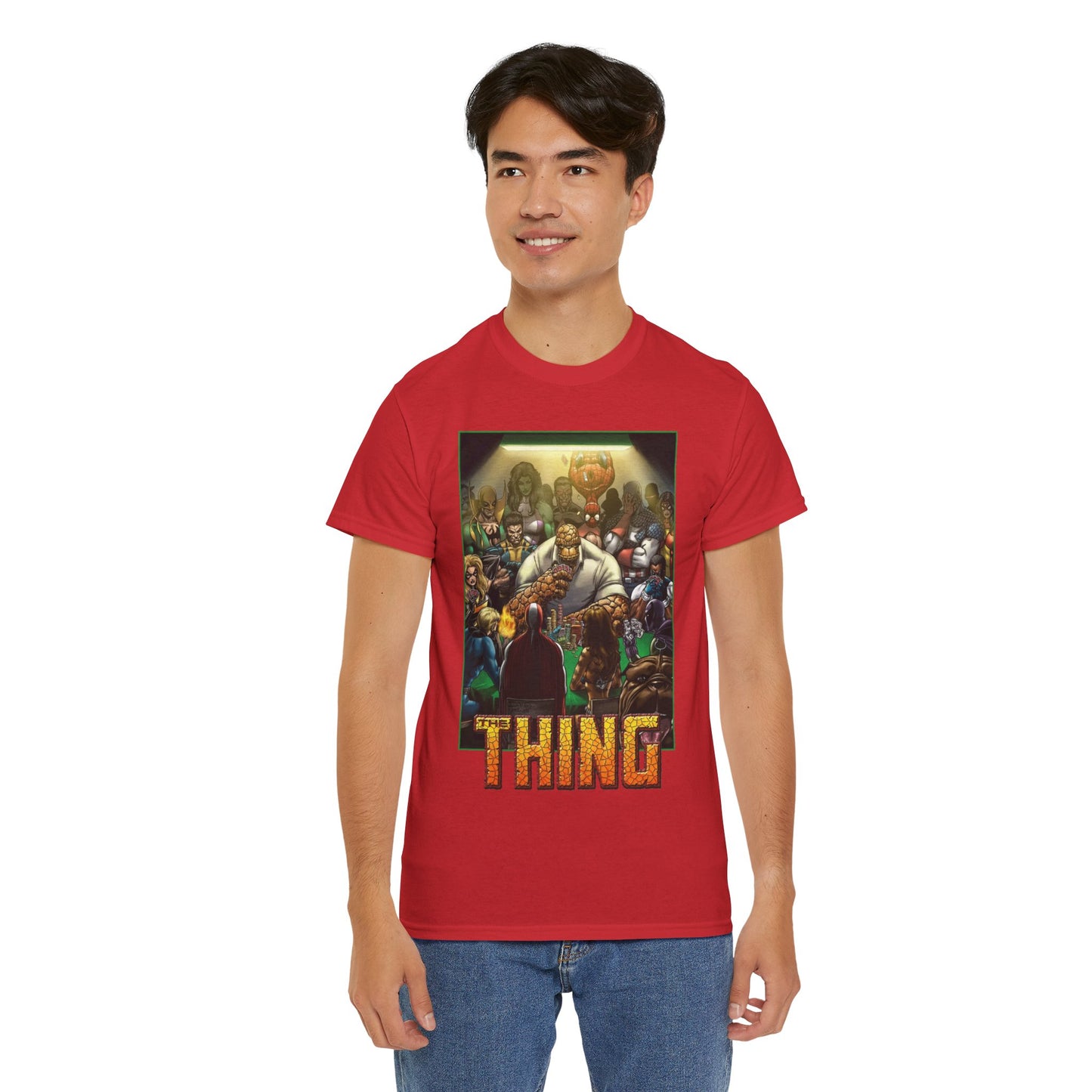The Thing T-Shirt - Andrea DI Vito Art - Fantastic Four Member, Ben Grimm - Marvel Comics