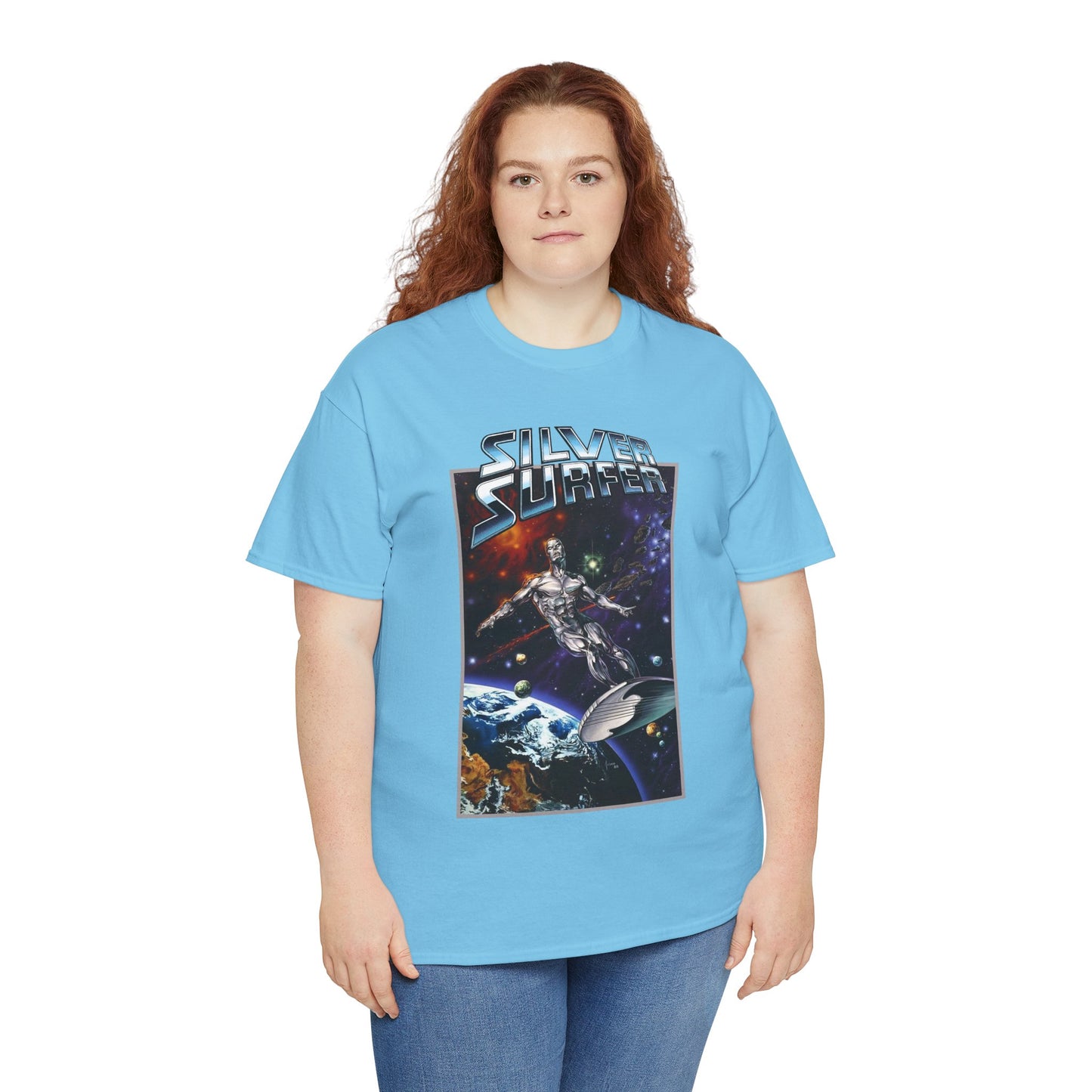 Silver Surfer T-Shirt - Amazing Joe Jusko Art - Marvel Comics Character - Former Herald of Galactus - Fantastic Four Connection - Norrin Radd