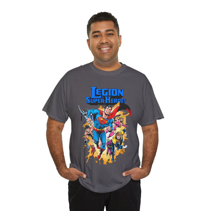 Superboy & Legion of Super-Heroes T-Shirt - Joe Staton Art - DC Comics