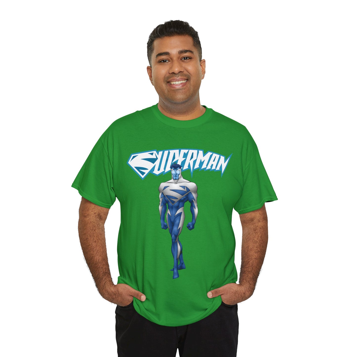 Superman T-Shirt - Clark Kent - Man of Steel - DC Comics - Electric Superman 1990s Storyline