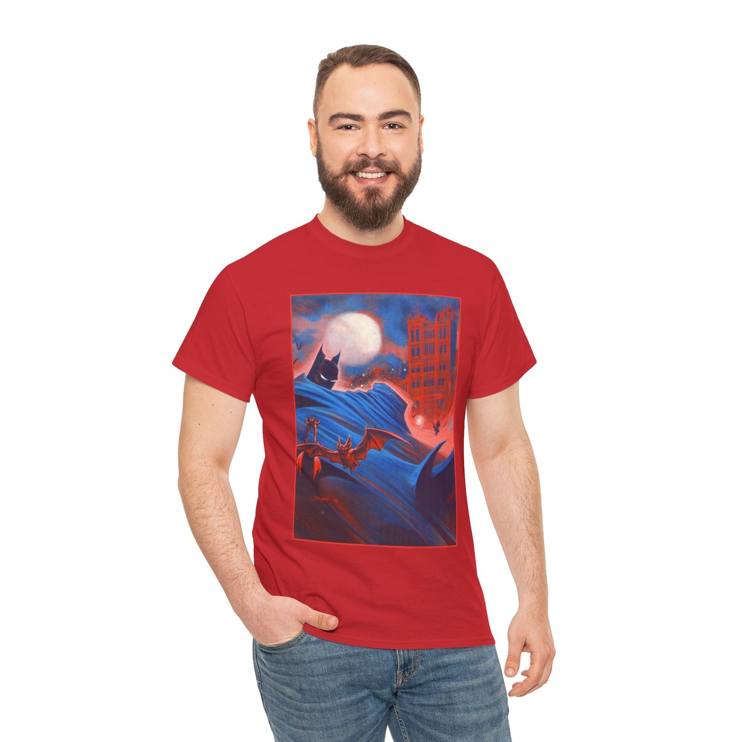 Batman Holy Terror T-Shirt - Norm Breyfogle Painted Promotional Art - Elseworlds - DC Comics