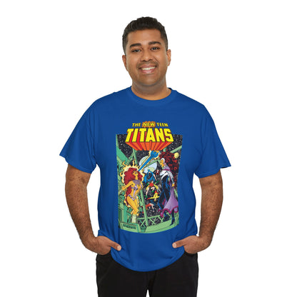 New Teen Titans T-Shirt - George Perez Art - Starfire Vs Blackfire - DC Comics
