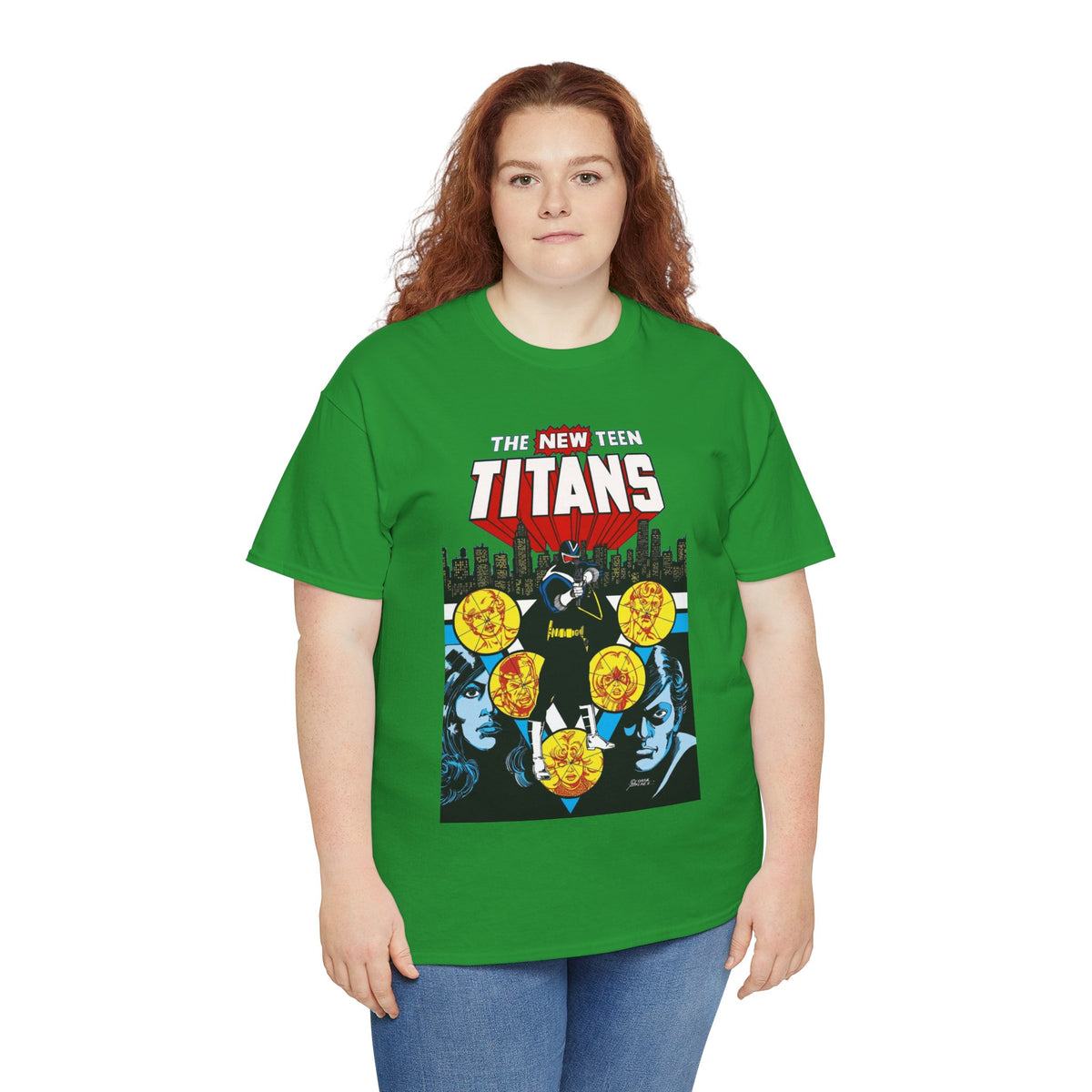 New Teen Titans T-Shirt - George Perez Art - Vigilante, Robin, Wonder Girl - Annual #2 Cover Art - DC Comics