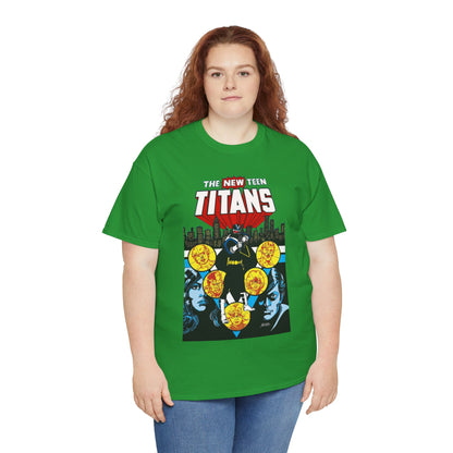 New Teen Titans T-Shirt - George Perez Art - Vigilante, Robin, Wonder Girl - Annual #2 Cover Art - DC Comics