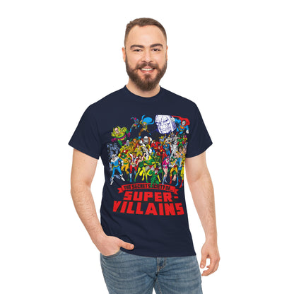Secret Society of Super-Villains T-Shirt - DC Comics - SSOSV - Luthor, Grodd, Darkseid, Sinestro, Poison Ivy, Mirror Master