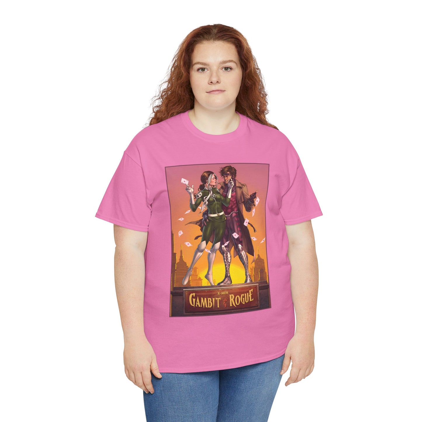Gambit & Rogue T-Shirt - Mike Choi Art - Popular X-Men Members - Marvel Comics