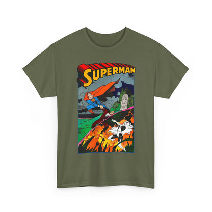 Superman T-Shirt - Mike Mignola Art - Vs Silver Banshee - DC Comics