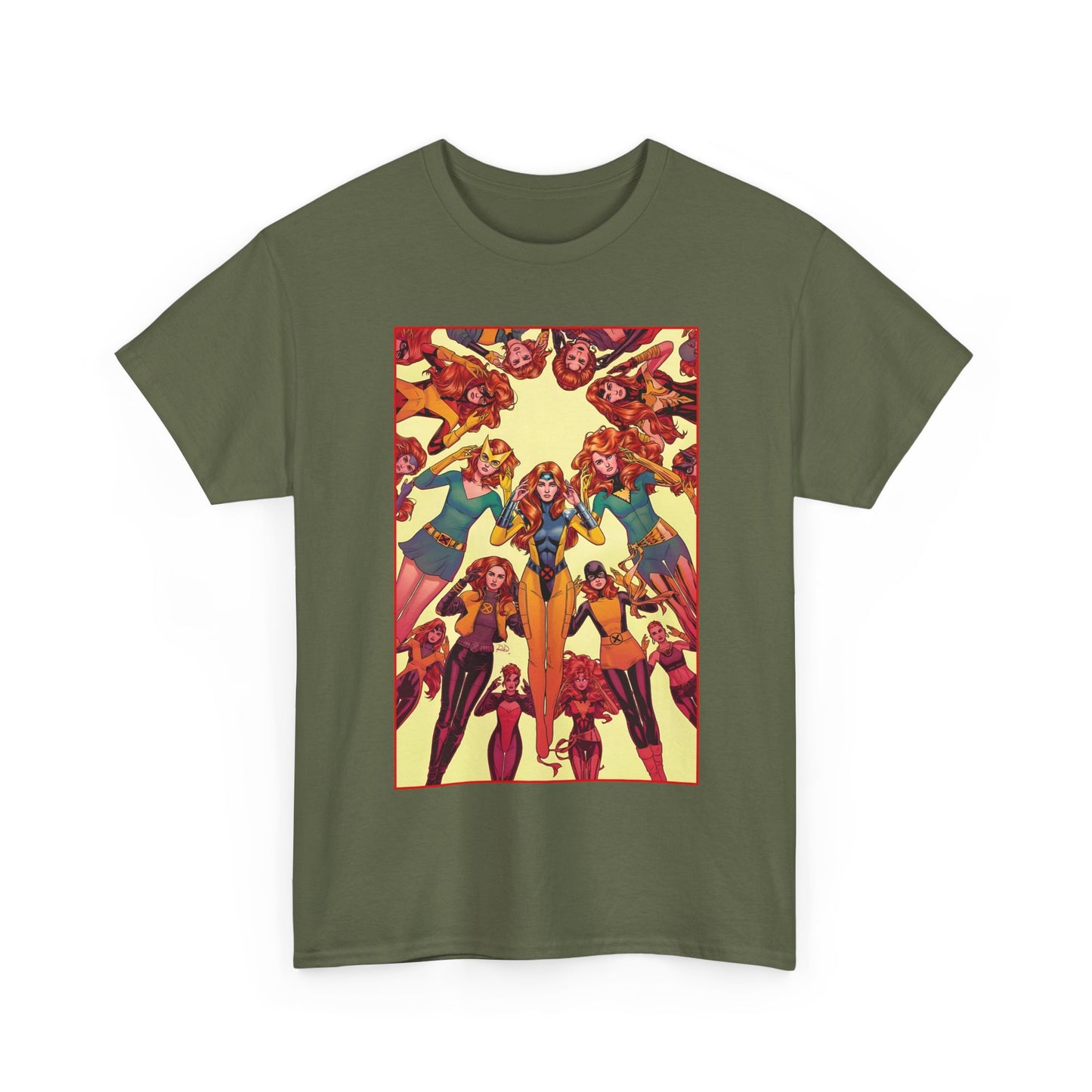 Jean Grey T-Shirt - Russell Dauterman Art - Marvel Girl, Dark Phoenix - X-Men Variant Cover - Marvel Comics