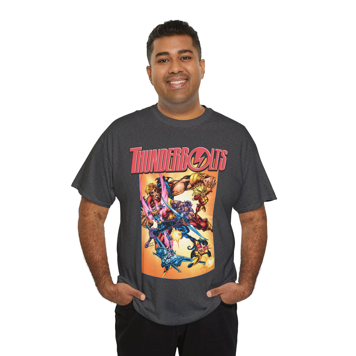 Thunderbolts T-Shirt - Mark Bagley Art - Hawkeye, Songbird - Marvel Comics - Avengers Connection